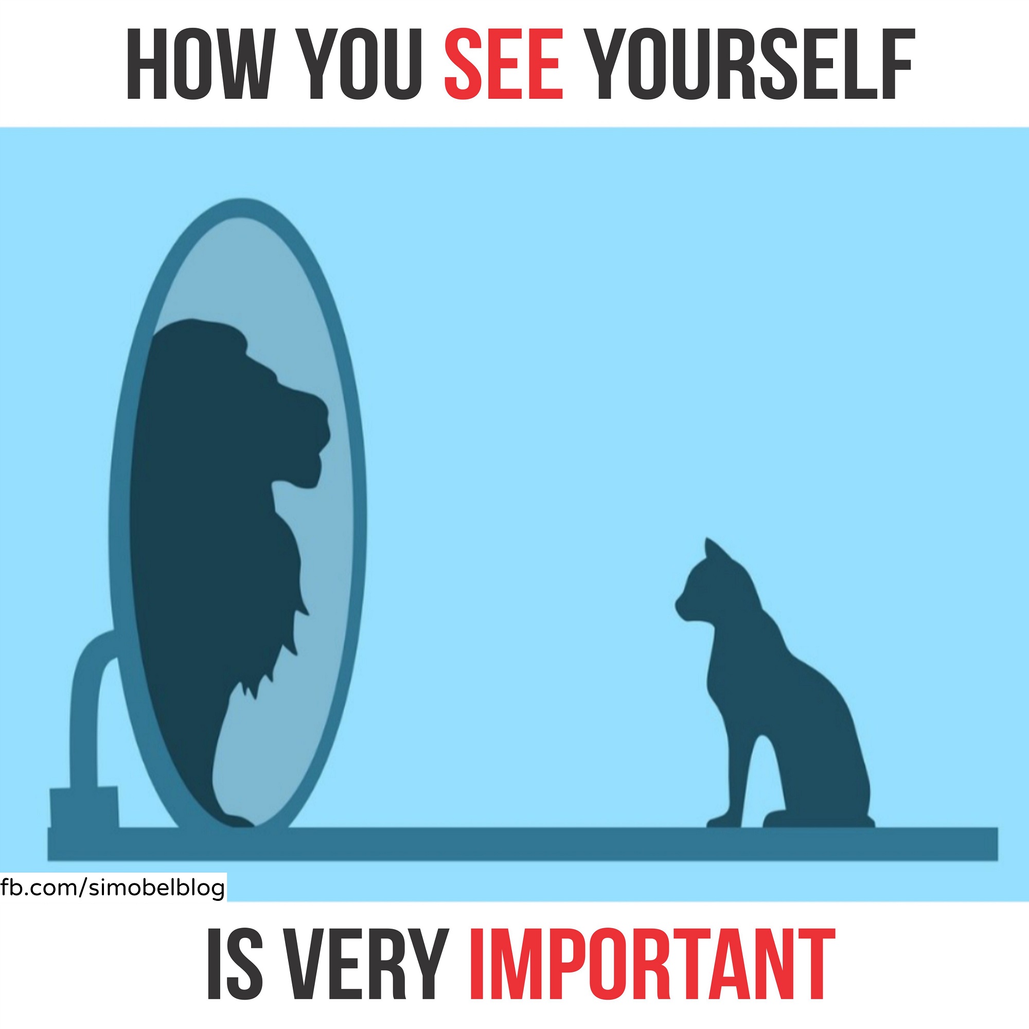 How you see yourself is very important