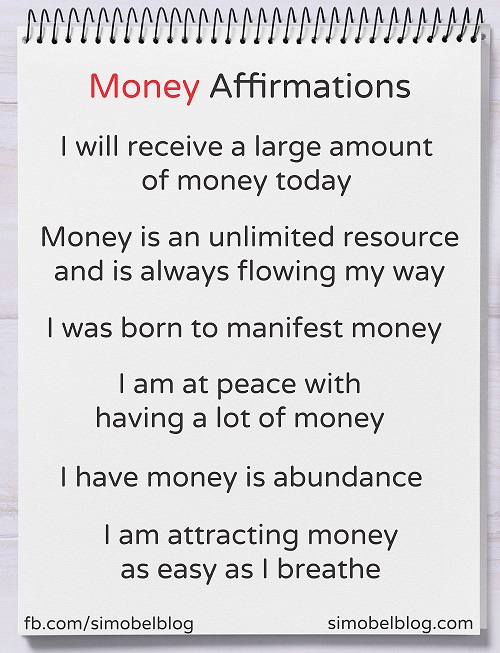 Money affirmations