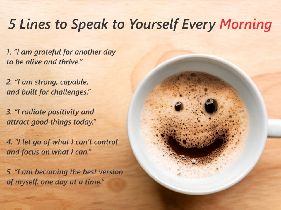5 Lines to Speak Every Morning